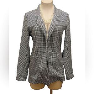 Stylish Fashion Nova Houndstooth Black and White Blazer – Timeless Chic